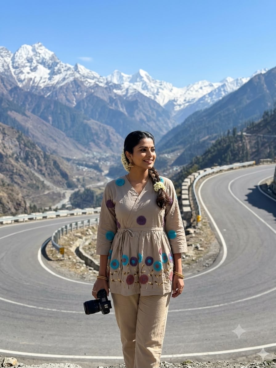 Grey Embroidered Cotton Peplum Kurta